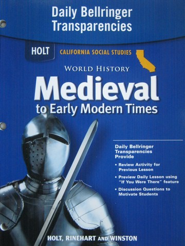 (image for) Medieval to Early Modern Times Daily Bellringer Transp (CA)(P)