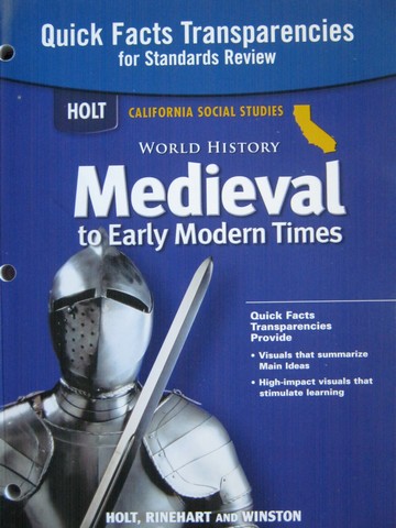 (image for) Medieval to Early Modern Times Quick Facts Transp (CA)(P)