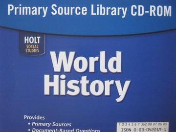 (image for) World History Primary Source Library CD-ROM (CD)