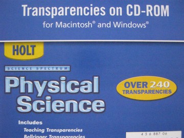 (image for) Science Spectrum Physical Science Transparencies (CD)