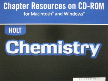 (image for) Holt Chemistry Chapter Resources on CD-ROM (CD)