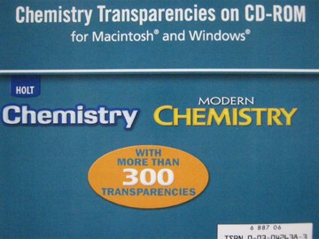 (image for) Holt Chemistry Modern Chemistry Transparencies on CD-ROM (CD)