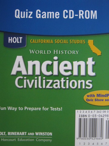 (image for) Ancient Civilizations Quiz Game on CD-ROM (CA)(CD) - Click Image to Close