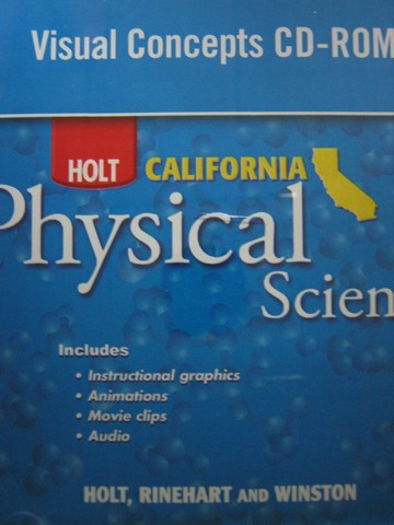 (image for) California Physical Science Visual Concepts CD-ROM (CA)(CD)