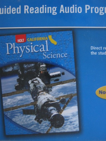(image for) California Physical Science Guided Reading Audio Program (CD)