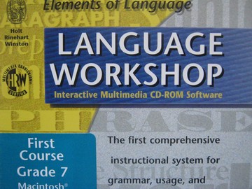 (image for) Elements of Language 1st Course Language Workshop Mac (CD)