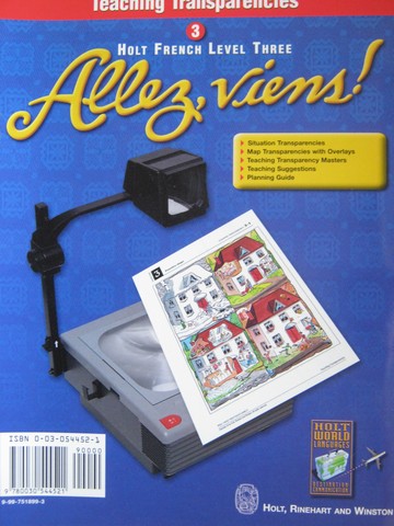 (image for) Allez, viens! 3 Teaching Transparencies (TE)(Binder)