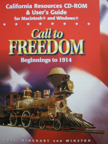 (image for) Call to Freedom California Resources CD-ROM (CA)(CD)