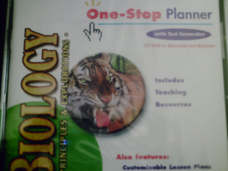 (image for) Biology Principles & Explorations One-Stop Planner with Test(CD)