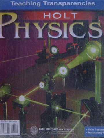 (image for) Holt Physics Teaching Transparencies (TE)(Binder)