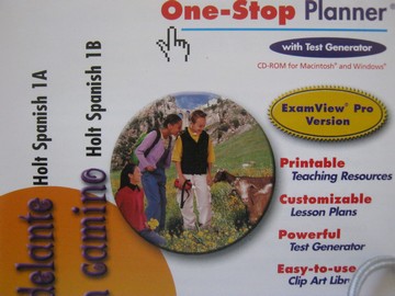 Adelante & En camino 1A & 1B One-Stop Planner ExamView Pro (CD)