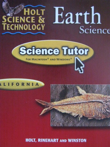 (image for) Holt Earth Science California Science Tutor (CA)(CD)