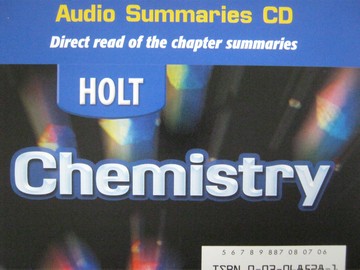 (image for) Holt Chemistry Audio Summaries CD (CD)