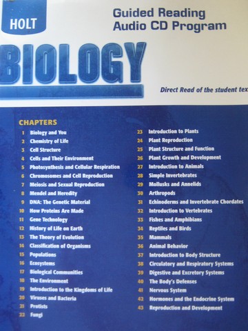 (image for) Holt Biology Guided Reading Audio CD Program (CD)