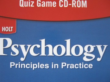 (image for) Psychology Principles in Practice Quiz Game CD-ROM (CD)