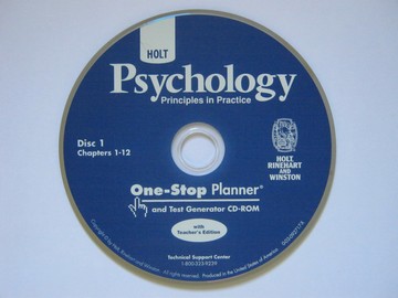 (image for) Psychology Principles in Practice One-Stop Planner Disc 1 (CD)