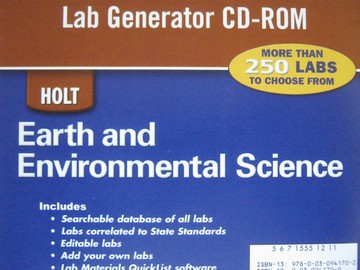 (image for) Earth & Environmental Science Lab Generator CD-ROM (CD)