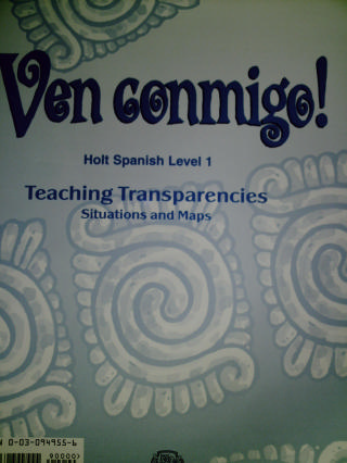 (image for) Ven conmigo! 1 Teaching Transparencies (Pk)