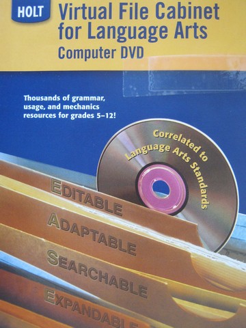 (image for) Elements of Language Virtual File Cabinet for Language Arts(DVD) - Click Image to Close
