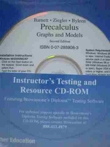 (image for) Precalculus Graphs & Models 2nd Edition ITR (TE)(CD)