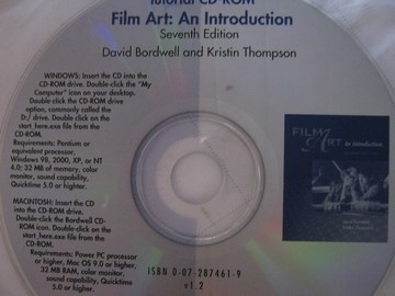 (image for) Film Art An Introduction Tutorial CD-ROM (CD) by Bordwell,