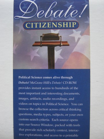 (image for) Debate! Citizenship (CD) - Click Image to Close
