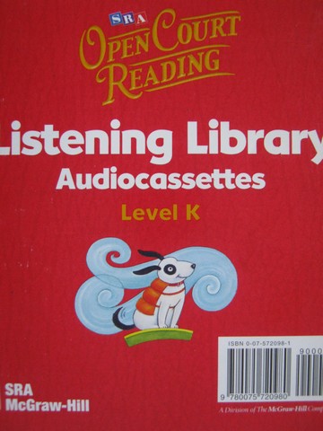 (image for) SRA Open Court Reading K Listening Library (Cassette)