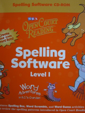 (image for) SRA Open Court Reading 1 Spelling Software CD-ROM (CD)