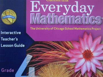 (image for) California Everyday Mathematics 4 Interactive TG (CA)(TE)(CD)