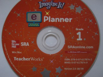 (image for) SRA Imagine It! 1 ePlanner (TE)(CD)