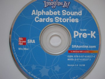 (image for) SRA Imagine It! Pre-K Alphabet Sound Cards Stories (CD)