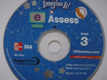 (image for) SRA Imagine It! 3 eAssess ExamView Assessment (CA)(CD)