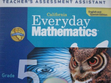 (image for) California Everyday Mathematics 5 Teacher's Assessment (TE)(CD)