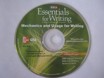 (image for) SRA Essentials for Writing Mechanics & Usage for Writing (CD)
