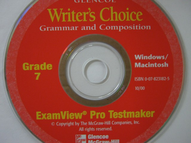 (image for) Writer's Choice 7 ExamView Pro Testmaker (CD)