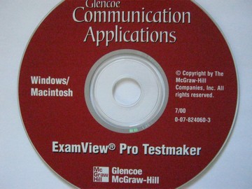 (image for) Communication Applications ExamView Pro Testmaker (CD)