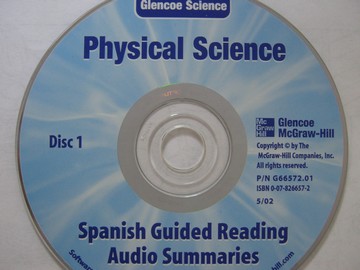 (image for) Glencoe Physical Science Spanish Guided Reading Audio (CD)