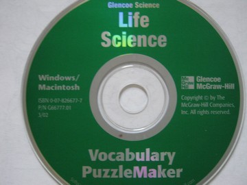 (image for) Glencoe Life Science Vocabulary PuzzleMaker (CD)
