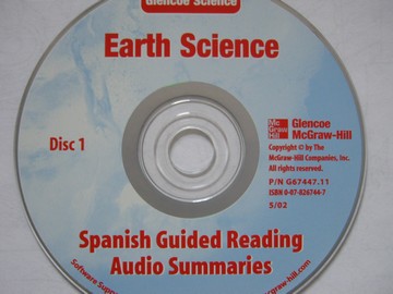 (image for) Glencoe Earth Science Spanish Guided Reading Audio (CD)