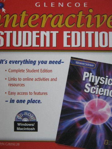 (image for) Glencoe Physical Science Interactive Student Edition (CD)