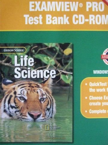 (image for) Glencoe Life Science ExamView Pro Test Bank (CD)(S)
