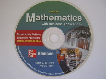(image for) Mathematics with Business Applications 5e Workbook TAE (TE)(CD) - Click Image to Close