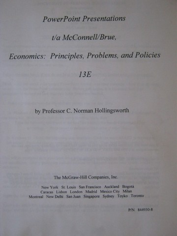 (image for) Macroeconomics 13th Edition PowerPoint Presentation (Pk)