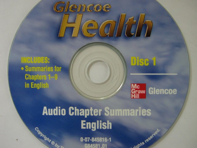 (image for) Glencoe Health Audio Chapter Summaries English Disc 1 (CD)
