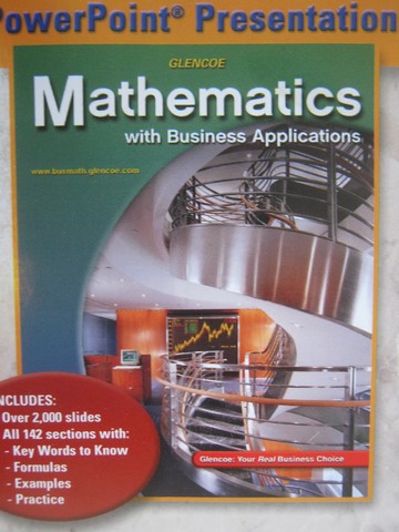 (image for) Mathematics with Business Applications 5e PowerPoint (CD)