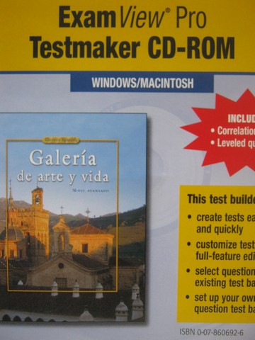 (image for) Galeria de arte y vida Nivel Avanzado ExamView Pro Testmaker (CD)
