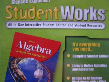 (image for) Algebra Concepts & Applications StudentWorks (CD)