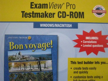 (image for) Bon voyage! 3 ExamView Pro Testmaker CD-ROM (CD)