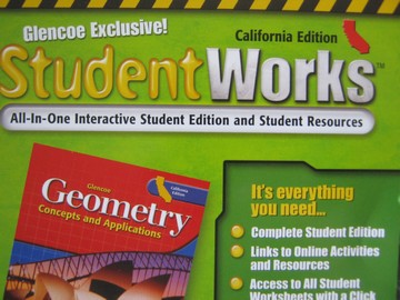 (image for) Geometry Concepts & Applications StudentWorks (CA)(CD)