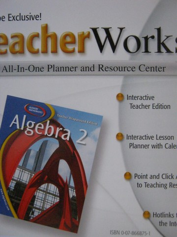 (image for) Glencoe Mathematics Algebra 2 TeacherWorks (TE)(CD)